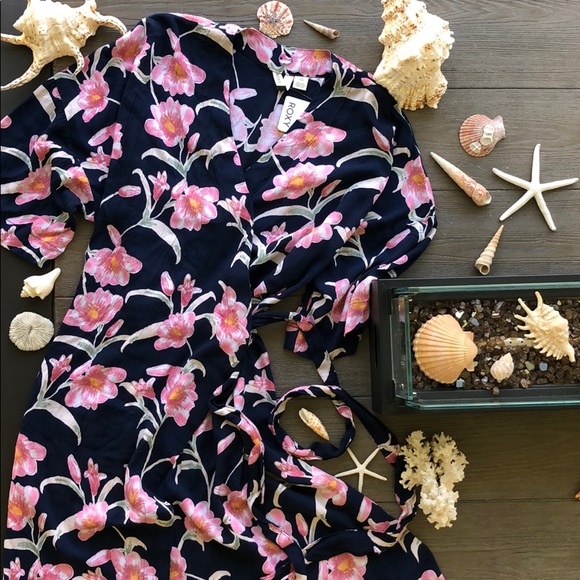 🌴🌼ROXY- PRIVY PLACES APRON KIMONO COVER UP🌼🌴 - Picture 2 of 15